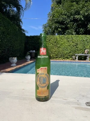 Сувенирная бутылка финалиста NCAA 1979 Salutes INDIANA STATE Sycamores 7UP 16 унций - Изображение 1 из 4