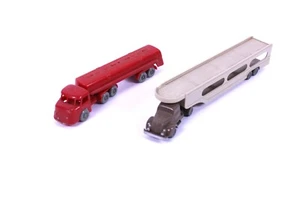 2 tlg. Set Wiking Autotransporter + T79 ESSO Tankwagen Kunststoff 50er 1:87 H0 - Picture 1 of 11