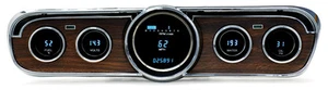 Dakota Digital 65 66 Ford Mustang Dash Gauge Cluster Woodgrain Bezel VFD3-65M-W - Picture 1 of 4