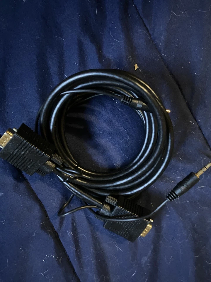 Insignia NS-PV12531 12 inch VGA Cable with Audio - Black - Image 1 of 1