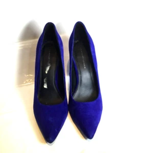 KG Kurt Geiger Royal Blue high heel shoes with block heel - 120 - Picture 1 of 3