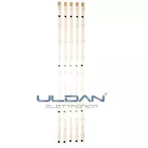 BARRE LED KIT 5 PEZZI TV SAMSUNG D2GE-320SC0-R3 2013SVS32F BN96-25300A UE32F400 - Foto 1 di 1