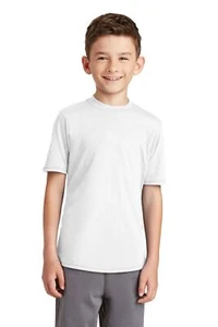 Port & Company Youth Short Sleeve Performance 65/35 Blend T-Shirt PC381Y - Picture 1 of 23