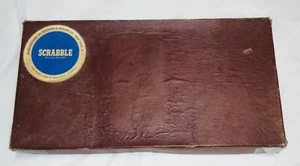 Vintage Scrabble Spiel Copyright 1948 Familienzeit Party Holzfiguren Anleitung - Bild 1 von 7