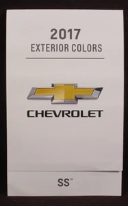 2017 CHEVROLET SS PAINT COLOR CHIP BROCHURE - ORIGINAL - Picture 1 of 2