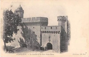 CPA 66 PERPIGNAN LE CASTILLET ET LA PORTE NOTRE DAME  (dos non divisé) - Picture 1 of 1