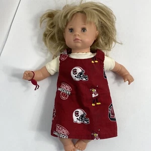Gotz Blonde hair vinyl cloth doll soft body toddler baby 74 v 9018 14” girl - Picture 1 of 8