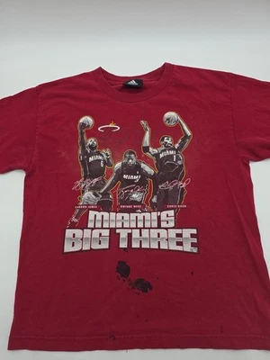 Camiseta Adidas Miami Heat Mujer XL Baloncesto NBA Roja Gráfica Camiseta. #38660 Foto 1 de 4