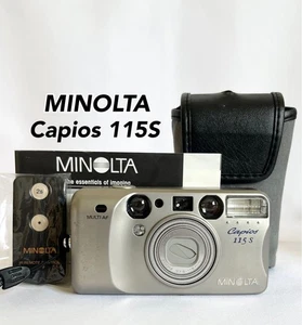 Minolta Capios 115S Film Camera Tested Used No Customs Fees US - Picture 1 of 12