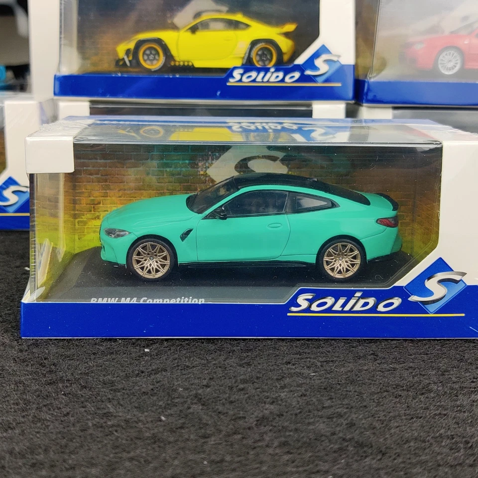 VOITURE SOLIDO BMW M4 (G82) COMPETITION MINT GREEN  1:43 NEUF BOITE S4316002 - Photo 1/4