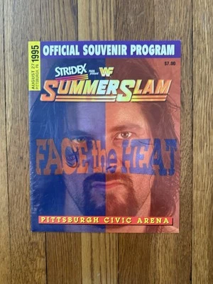 Vintage WWF SummerSlam 1995 Program Wrestling Souvenir WWE Rare Pittsburgh - Image 1 of 2