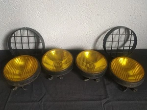 Lot 4 phare / projecteur longue portée Jaune Vintage 1970' Livraison Offerte !!! - Imagen 1 de 9