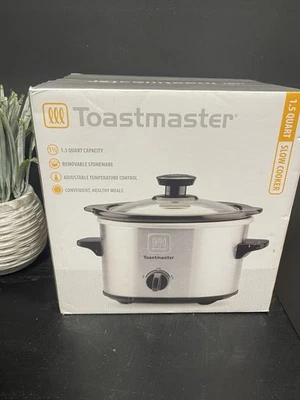 Mini olla de cocción lenta Toastmaster de 1,5 cuartos de galón nueva en caja Foto 1 de 3