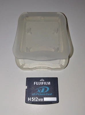 Fujifilm 512MB Type H xD Flash Memory Card Part Number DPC-H512 with case - Image 1 of 2
