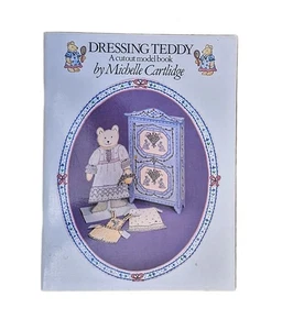 Libro recortado vintage de muñeca de peluche de papel de Michelle Cartlidge 1983 - Imagen 1 de 7