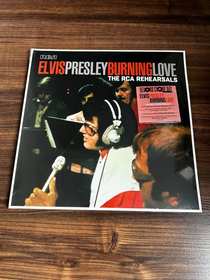 2LPs - Elvis Presley Burning Love - The RCA Rehearsals - Vinyl RSD USA - sealed - Bild 1 von 3