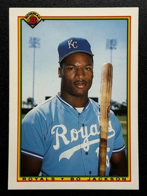 Bowman Tiffany #378 1990 Bo Jackson Kansas City Royals Foto 1 de 2