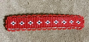 Beautiful Native American Lakota Sioux Beaded Barrette. - Picture 1 of 2
