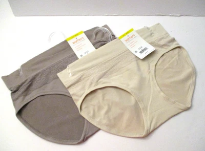Warners Hipster Bragas Elásticas Sin Costuras 2 Pares Talla 6/M Foto 1 de 3
