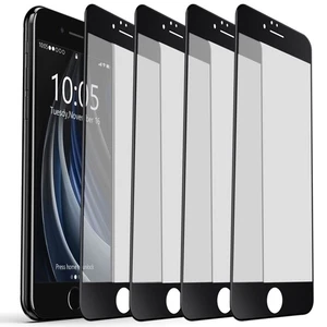4pcs Clear Full Cover Tempered Glass Screen Protectors For iPhone SE 2020 / 2022 - Picture 1 of 28