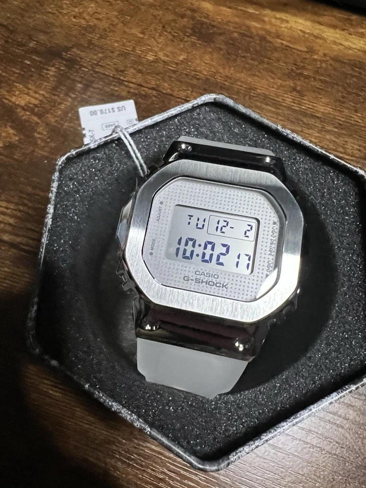 Reloj Cuadrado Digital Casio G-Shock GM-S5600SK-7 Hombre/Mujer 20ATM Impermeable Foto 1 de 4