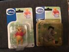 Eeyore And Winnie The Pooh Figures  Disney 3” Brand NEW Sealed Beverly Hills