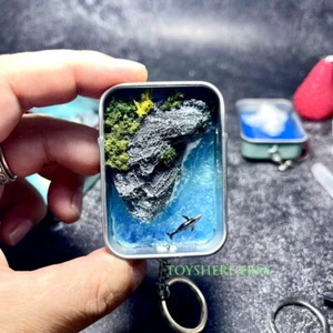 Healing world in hand miniture secret iron box Whale Ocean Christmas Gift toy - Picture 1 of 1
