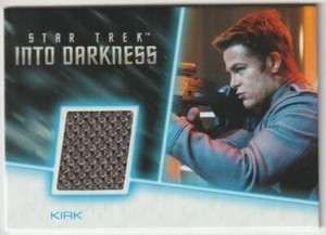 STAR TREK INTO DARKNESS COSTUME RELIC CARD RC10 KIRK UNIFORM CHRIS PINE 003/300