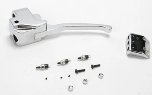 GMA-MC-5-C CHROME HANDLEBAR CLUTCH PERCH & LEVER WITH SWITCH HOUSING - Picture 1 of 2