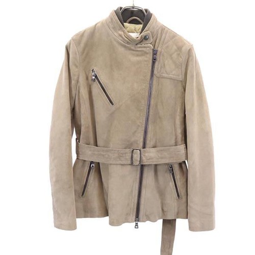 Giacca di pelle scamosciata COACH in pelle di mucca donna