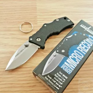 Cold Steel Micro Recon 1 Lockback Folding Knife 2" 4034 Steel Blade G10 Handle - Picture 1 of 12