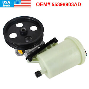 For 2009-2010 Dodge Ram 1500 Premium Power Steering Pump with Pulley & Reservoir
