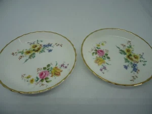 Posavasos Royal Doulton Arcadia x 2 Rosas Rosas 9 cm China 1ª Calidad Británica - Imagen 1 de 4