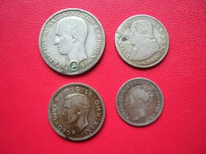 EUROPE LOT DE 4 MONNAIES ARGENT (A858) - Picture 1 of 2