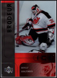 2001 UD Upper Deck Ice #27 Martin Brodeur -  HOF FREE SHIPPING!