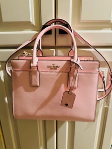 Kate Spade Cameron Medium Umhängetasche Saffiano Leder rosa Valentinstag Geschenk - Bild 1 von 8