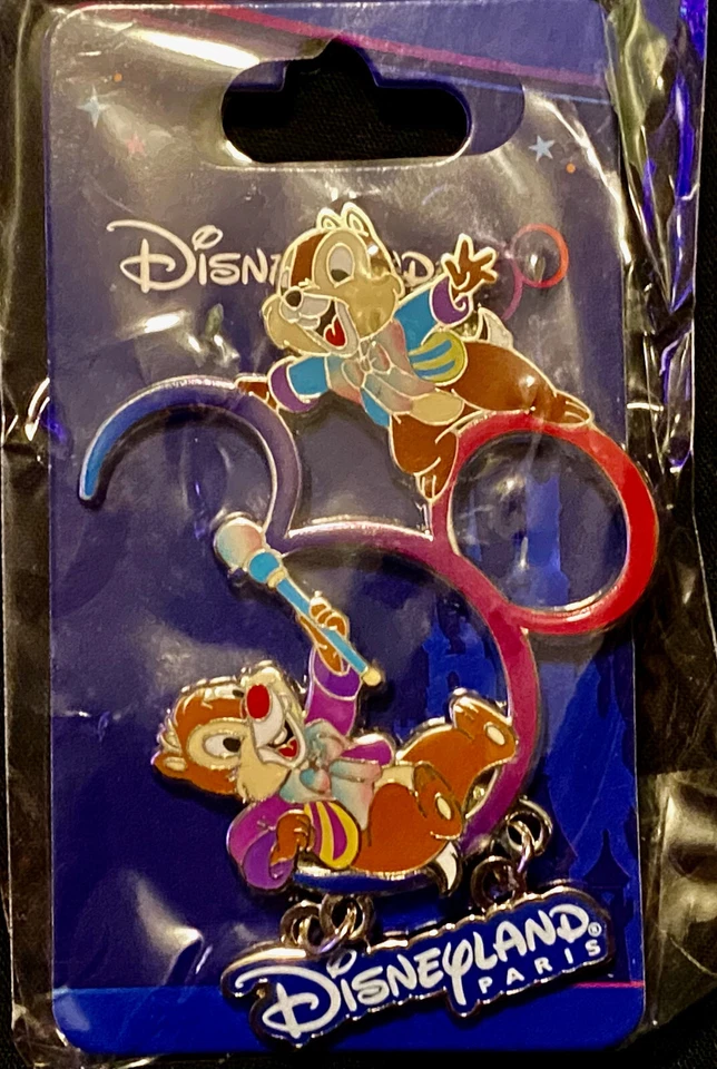 Prendedor colgante 30 aniversario Chip & Dale Disney Land Paris Dlrp Dlp marzo 2022 Foto 1 de 1