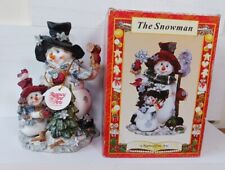 The Snowman Figurine By Regency Fine Arts Winterworld R37321 Christmas Ornament 