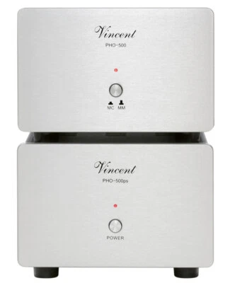 VINCENT PHO-500 PREAMPLIFICATORE PHONO SILVER NUOVO - Immagine 1 di 2