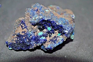 AZURITE AND MALACHITE FROM THE SEPON MINE IN LAOS - Picture 1 of 2