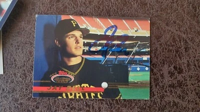 1993 Topps Stadium Club Jay Bell #138 - Pittsburgh Pirates - Autographed! - Image 1 of 2