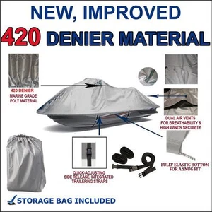 420 DENIER Jet Ski PWC Cover Honda Aquatrax R-12 2004 2005 2006 Trailerable - Bild 1 von 1