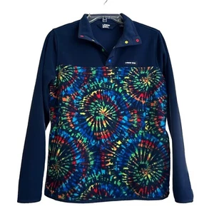 Lands End Youth Sweater Sweatshirt XL 14-16 Fleece Tie Dye Long Sleeve Unisex - Picture 1 of 9