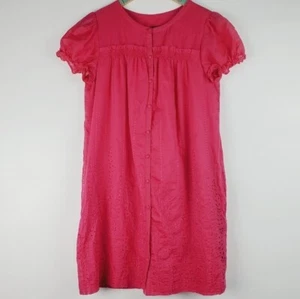 Ali Ro Floral Laser Cut Embroidered Silk Dress Sz 4 SUPER CUTE! - Picture 1 of 8