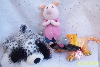 TY POLKA DOT DALMATION DOG-SING ROSITA PINK PIG- SLAYER BEANIE BABY- U CHOOSE    - Image 1 of 4