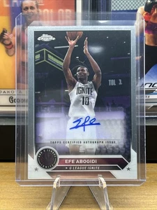 2023-24 Topps G-League #AC-EA Efe Abogidi League - Chrome Autographs - Picture 1 of 4
