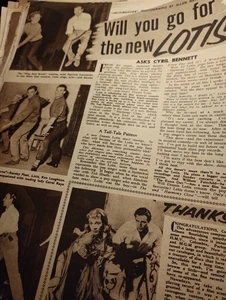 Sk227 Ephemera 1950s Article dennis Lotis - Picture 1 of 1