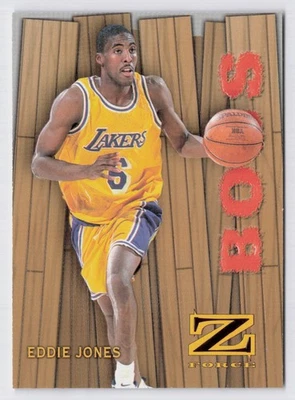 Skybox Z-Force 1997-98 BOSS Eddie Jones #9 Los Angeles Lakers Foto 1 de 2