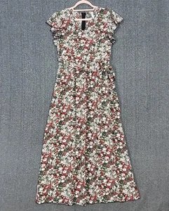Maxi Vestido Lilbetter Mujer Pequeño Verde Multicolor Floral Boho Cottagecore - Imagen 1 de 13
