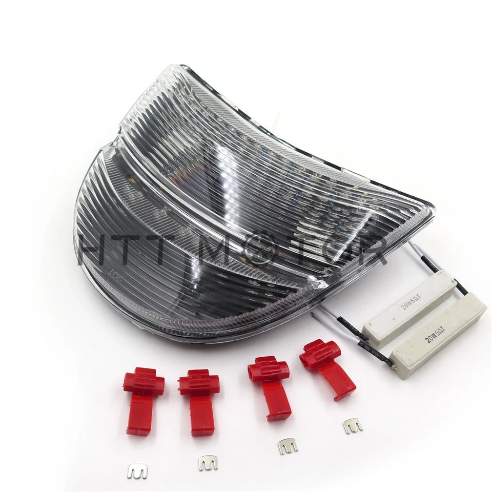 Luz trasera LED freno para 02-03 Honda CBR 954/CBR900RR/Fireblade/CBR954RR transparente Foto 1 de 4